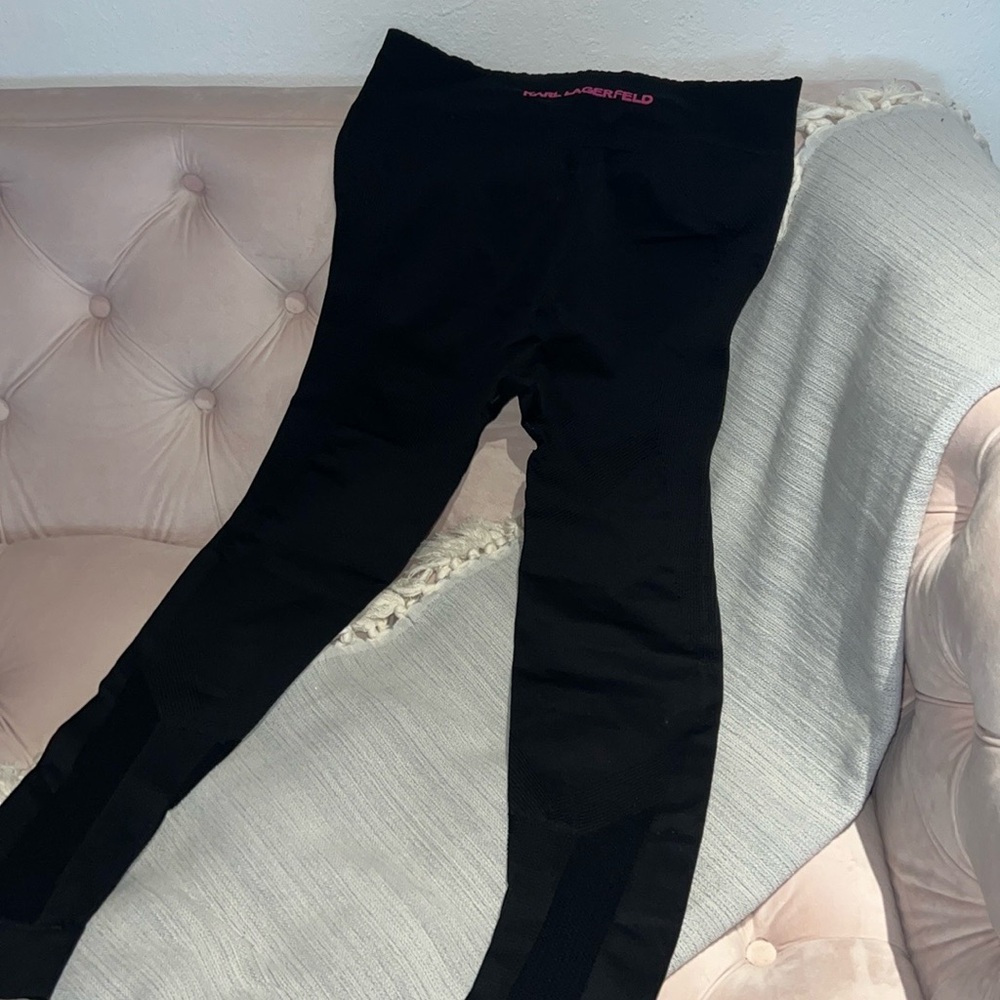 Karl Lagerfeld performance leggings black